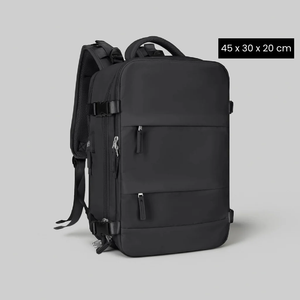 Morral Viajero | Viaja Sin Pagar Equipaje Extra - el bolso que cumple todas las aerolíneas, organiza todo y no le teme a la lluvia.