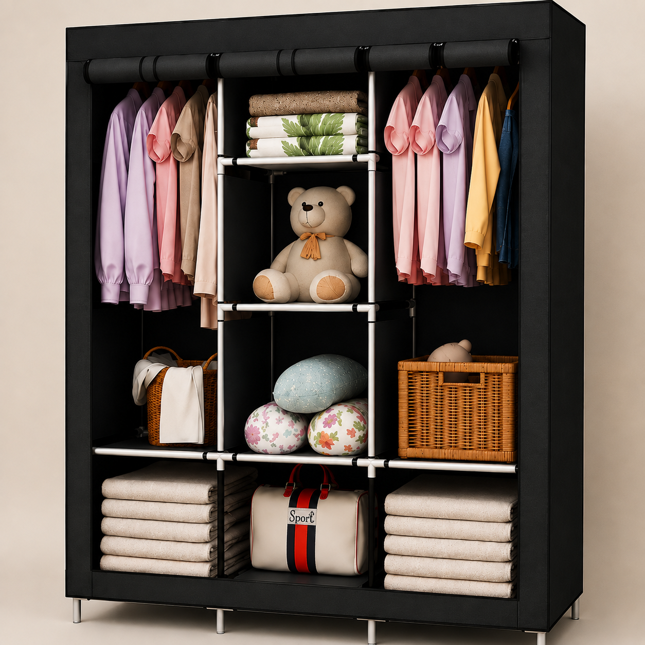 ClosetMax™ - La forma práctica de mantener tu ropa siempre ordenada.