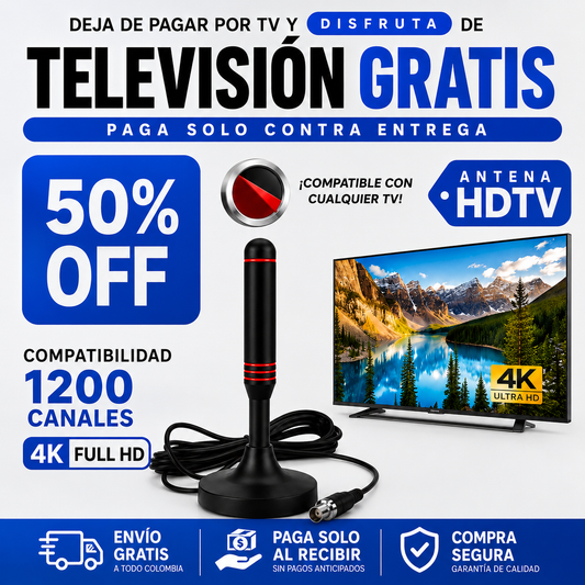 Antena Inalámbrica® — Deje de pagar el cable — vea TV gratis desde hoy en su casa