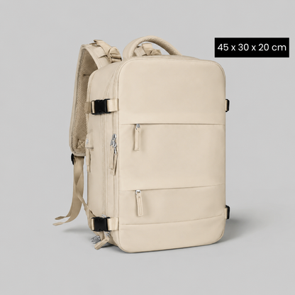 Morral Viajero | Viaja Sin Pagar Equipaje Extra - el bolso que cumple todas las aerolíneas, organiza todo y no le teme a la lluvia.